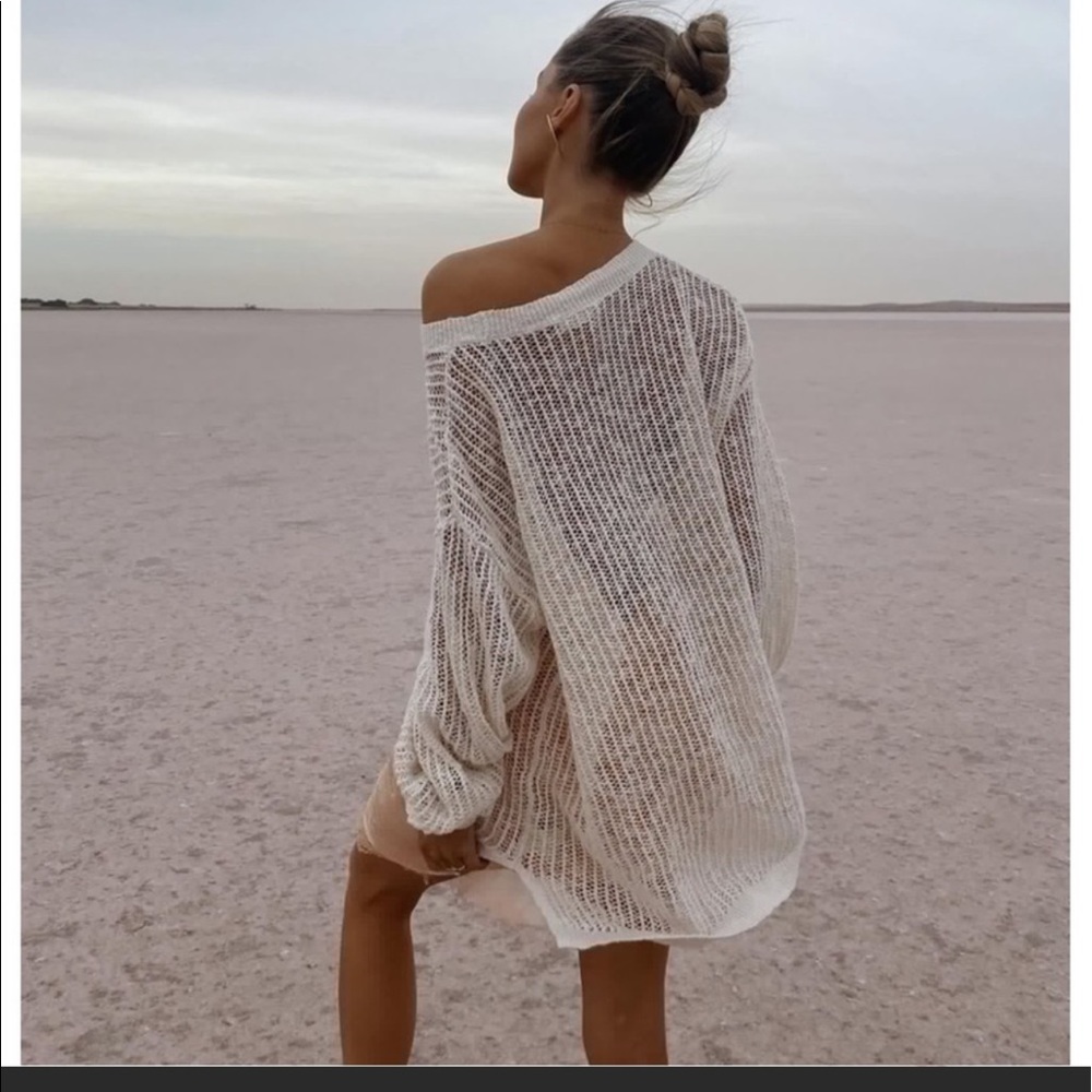 Spell Women's Cream Knit Sweater
